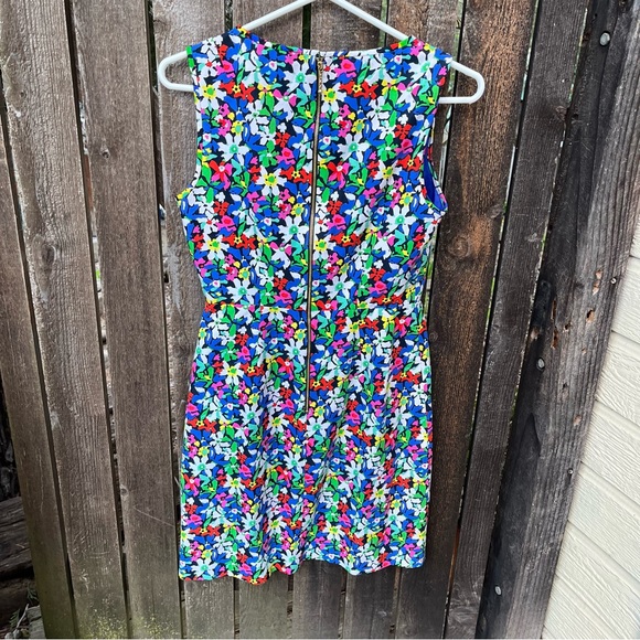 Kate Spade Mira in Full Bloom Silk Blend V-Neck Dress Sz 2 - Picture 2 of 14